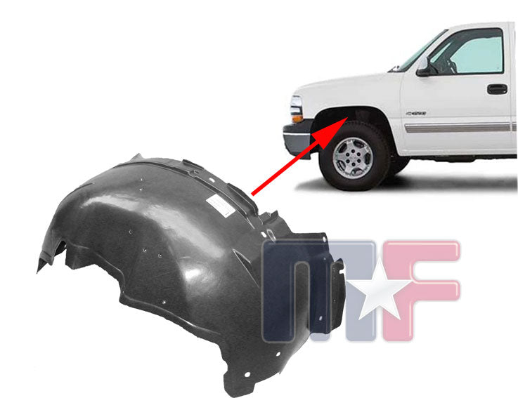 Innenkotflügel / Radhaus vorne links für  Chevrolet/GMC Trucks Bj.99-06
