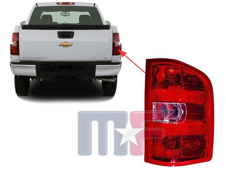 Heckleuchte rechts für GMC/Chevrolet Trucks Bj.2007-14