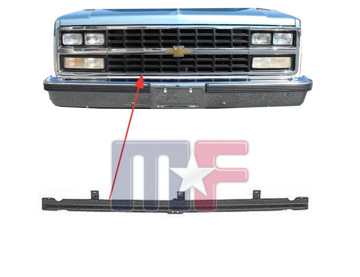 Frontblech unter dem Kühlergrill für  Chevrolet/GMC Blazer, Jimmy & Suburban Bj.89-91