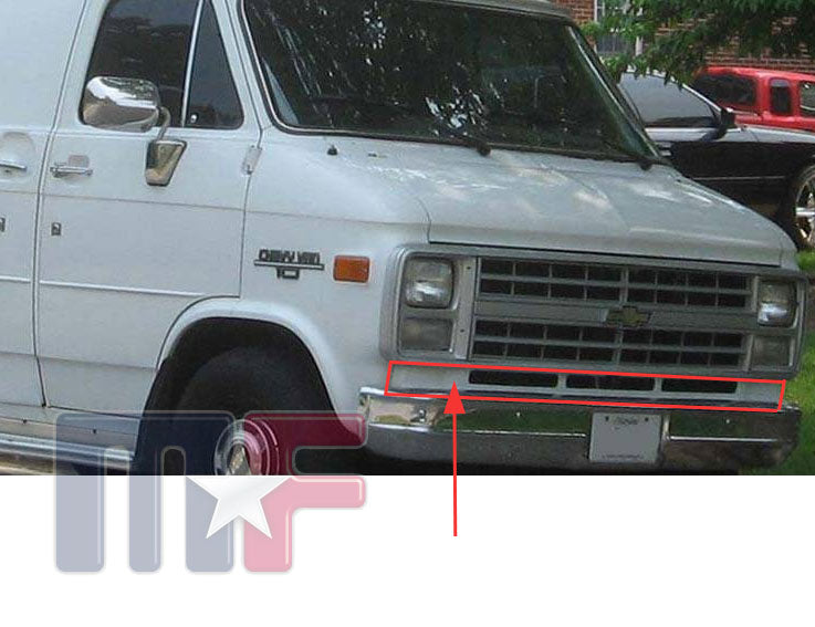Frontblech unter dem Kühlergrill für  Chevrolet/GMC G10-30 Van Bj.78-82