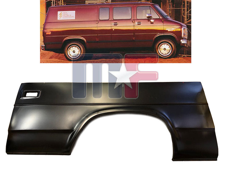 Seitenteil Reparaturblech für  Chevrolet / GMC G.Vans Bj.78-95