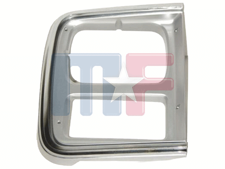 Lampenrahmen Chrom/Silber 85-91 G-Van Einfach-SW, rechts