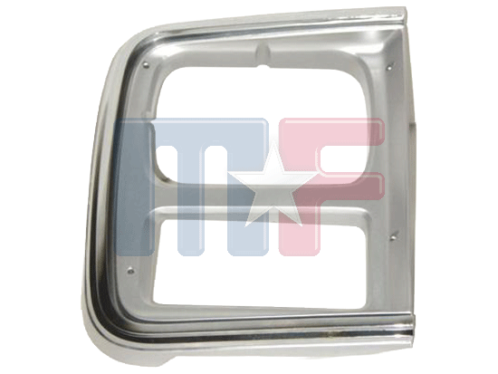 Lampenrahmen Chrom/Silber 85-91 G-Van Einfach-SW, rechts