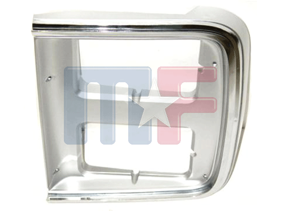 Lampenrahmen Chrom/Silber 85-91 G-Van Doppel-SW, links