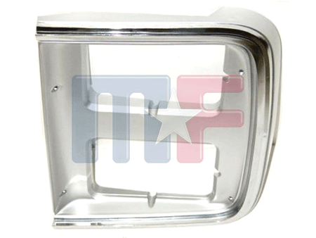Lampenrahmen Chrom/Silber 85-91 G-Van Doppel-SW, links