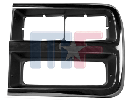 Lampenrahmen Chrom/Grau 92-96 Chevy G-Van Doppel-SW, links