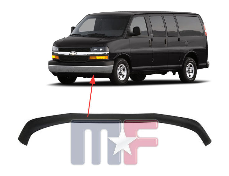 Spoilerlippe vorne für  Chevrolet/GMC Express/Savana Van Bj.2003-17