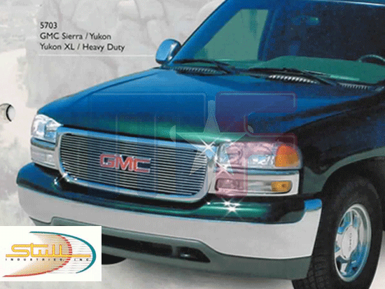 Stull EZE Overlay Billet Custom Grill GMC PU 00-02/SUV 00-06