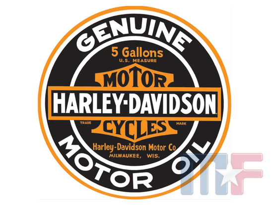 Blechschild Harley Davidson Motor Oil 14" (ca. 35,5cm)