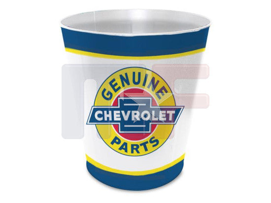 Papierkorb vintage Alu "Genuine Chevrolet Parts"