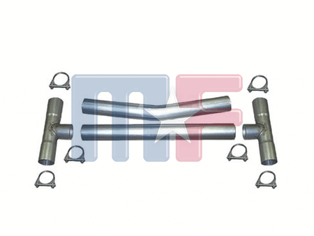 Ausgleichs-H-Rohr-Kit 2,25" (57,1mm)