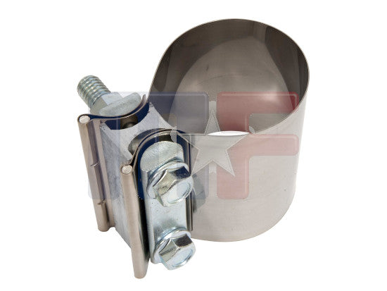 2,5" Edelstahl-Auspuffbandschelle ohne Versatz