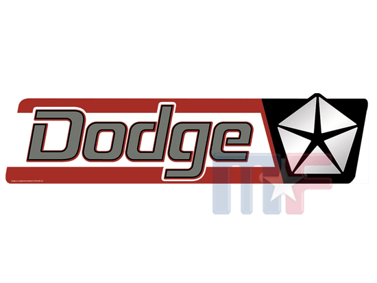 Blechschild Dodge Pentastar 20" x 5" (ca. 50,8cm x 12,7cm)