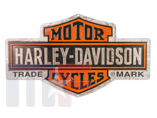 Blechschild Harley Davidson nostalgic 18" x 10,5" (ca. 45,7cm x 