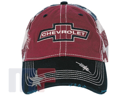 Vintage Trucker Cap Chevrolet Stars and Stripes