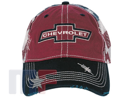 Vintage Trucker Cap Chevrolet Stars and Stripes