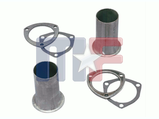 Fächerkrümmerreduzierstücke 3-Loch 3,5"/2,5" Edelstahl