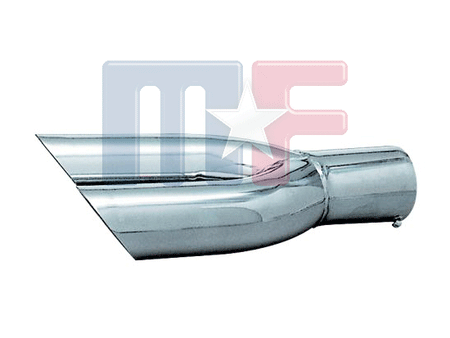 Silver Knight 2,25" Dual Splitter Slant Auspuffendrohr