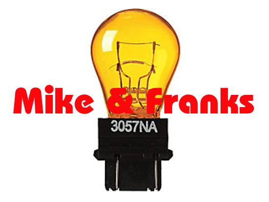 Glühlampe # 3057NA (Orange)