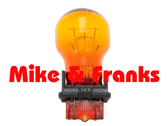 Glühlampe # 3157NA (Orange)