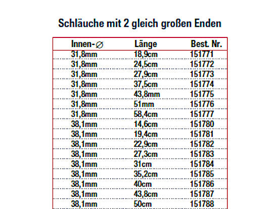 151790 Kühlwasserschlauch universal