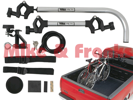 Pickup-Ladeflächenfahrradhalter für 2 Räder