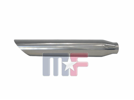 100305 Endrohr 2,5" (63,5mm) 4" (101,6mm) Ausgang, 610mm L