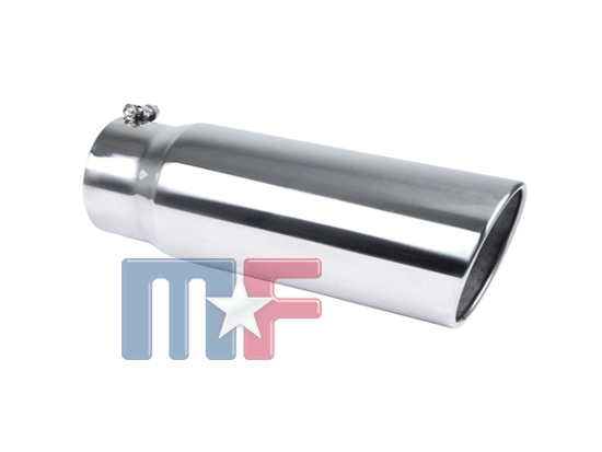 Auspuffblende 2,00" IN 2,5" OUT 9" L (228,6mm)