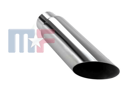 Edelstahlendrohr Slant Cut 2,25"/2,50" 228,6mm