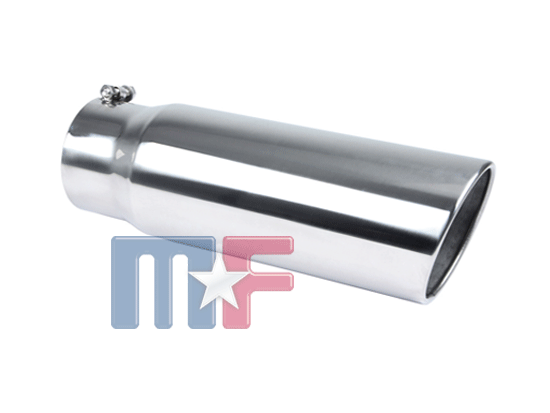 Auspuffblende 2,50" IN 3,0" OUT 9" L (228,6mm)