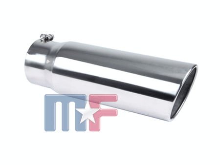Auspuffblende 2,50" IN 3,0" OUT 9" L (228,6mm)