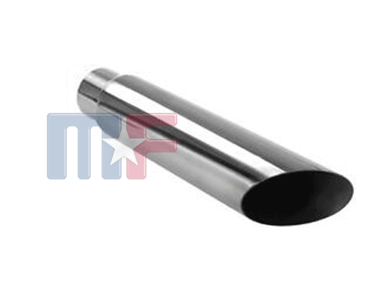 Edelstahlendrohr Slant Cut 3,0"/3,5" 406,4mm
