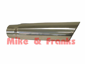 T246A Endrohr 3" (76,2mm) 3,5" (89mm) Ausgang, 390mm L