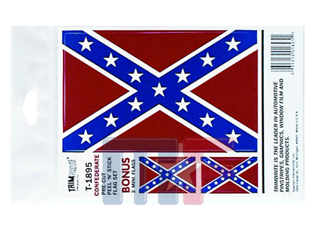 Trimbrite Aufkleber Confederate Flag