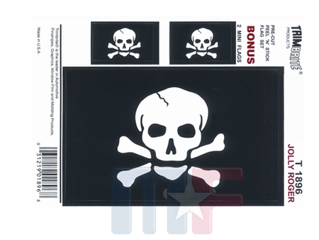 Trimbrite Aufkleber Jolly Roger Flag