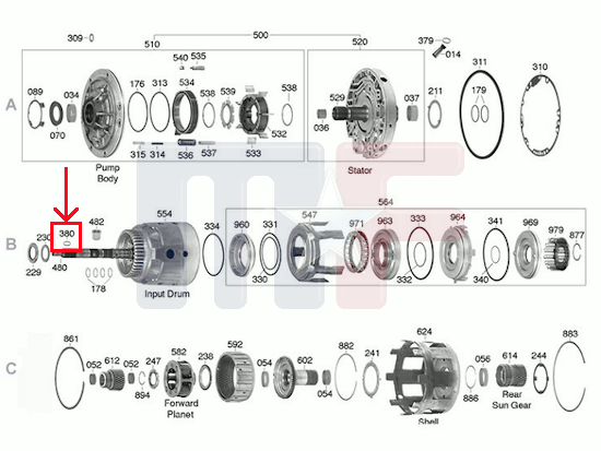 Getriebedichtring / O-Ring GM diverse