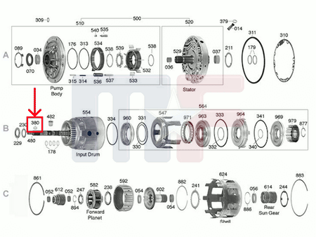 Getriebedichtring / O-Ring GM diverse