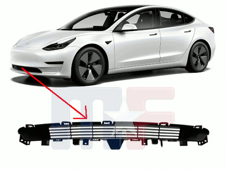 Grill vorn Tesla Model 3