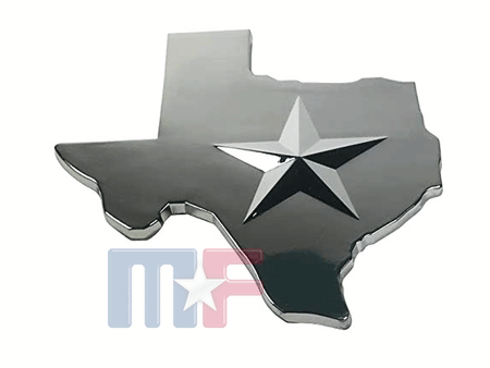 Emblem Texas Lone Star Chrom