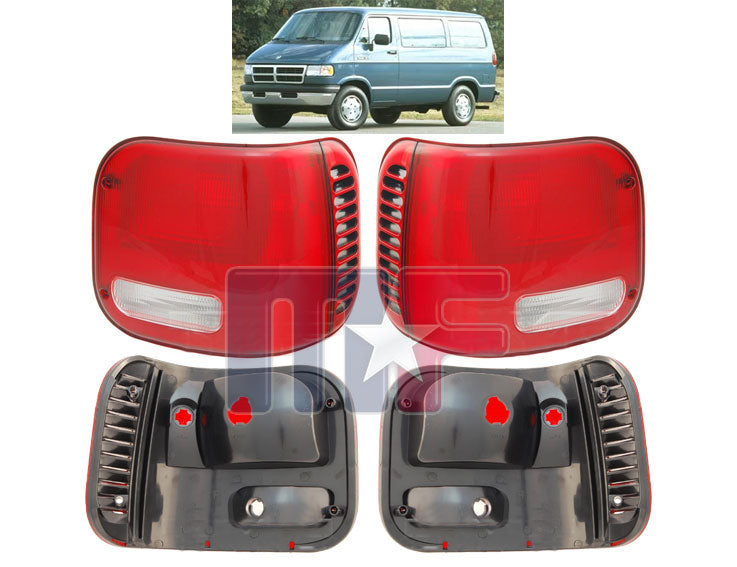 1 Satz Rückleuchten für  Dodge B-Van Bj.1994-02