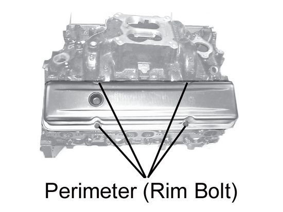 Zylinderkopfdichtungssatz Marine Chevy 307/350 5,7L Rim Bolt
