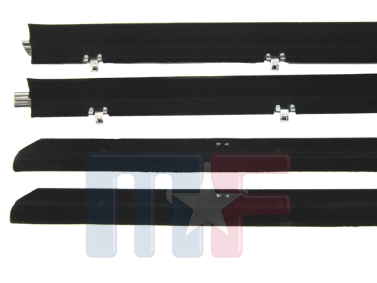 Fensterschachtleistensatz Ranchero 77-79 & Cougar Hardtop 77-79