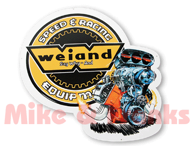 Blechschild Weiand Retro 20" x 20" (50,8cm x 50,8cm)