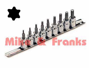 W1178 Sechsrund Steckschlüsselsatz 9-teilig 3/8" Antrieb