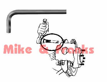 WGM38 Bremssattelschlüssel GM 3/8"