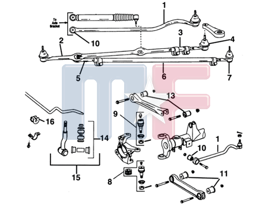 Spurstangenkopf (#5) Grand Cherokee (#2) Wrangler 91-98*
