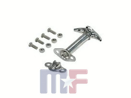 49475 Haubenhalterset, CJ u. Wrangler -96` Edelstahl