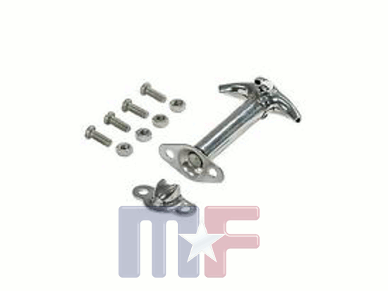 49475 Haubenhalterset, CJ u. Wrangler -96` Edelstahl